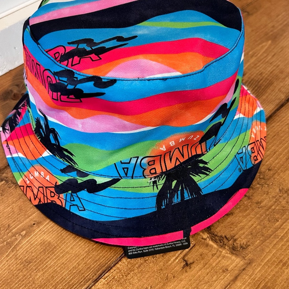 Zumba Sun and Swim reversible bucket hat